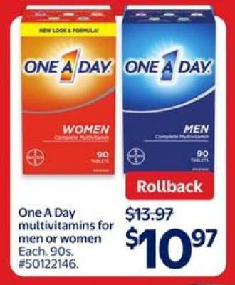 One A Day Multivitamins