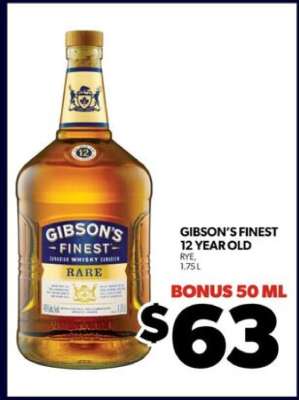 Gibson's Finest 12 Year Old
