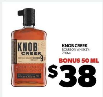 Knob Creek Bourbon Whiskey