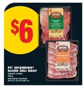 PC Splendido Sliced Deli Meat