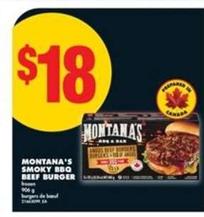 MONTANA'S SMOKY BBQ BEEF BURGER