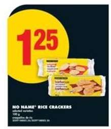NO NAME RICE CRACKERS