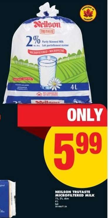 NEILSON TRUTASTE MICROFILTERED MILK