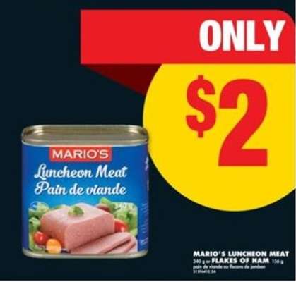 MARIO'S LUNCHEON MEAT