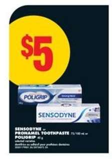 SENSODYNE PRONAMEL TOOTHPASTE / POLIGRIP