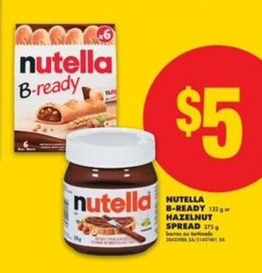 Nutella B-ready / Hazelnut Spread
