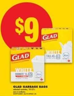 GLAD GARBAGE BAGS