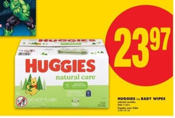 Huggies 16x Baby Wipes