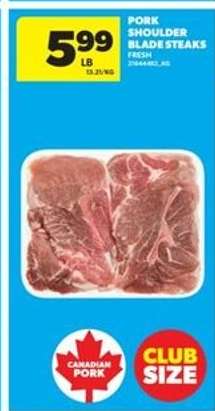 Pork Shoulder Blade Steaks