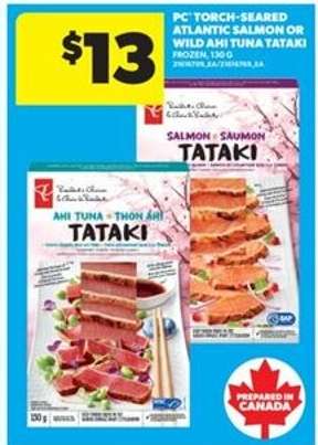 PC Torch-Seared Atlantic Salmon or Wild Ahi Tuna Tataki