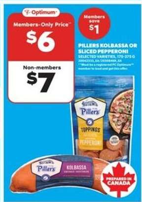 PILLERS KOLBASSA OR SLICED PEPPERONI