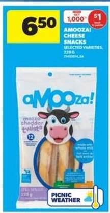 aMOOza! Cheese Snacks