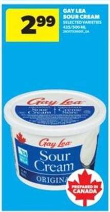 GAY LEA SOUR CREAM