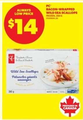 PC Bacon-Wrapped Wild Sea Scallops