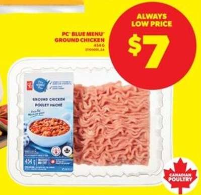 PC Blue Menu Ground Chicken