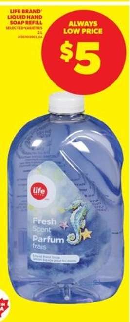 LIFE BRAND LIQUID HAND SOAP REFILL