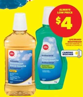 LIFE BRAND MOUTHWASH