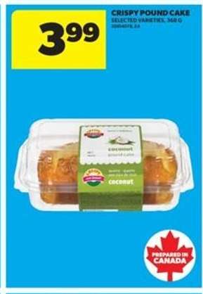 CRISPY POUND CAKE