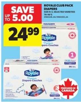 Royale Club Pack Diapers