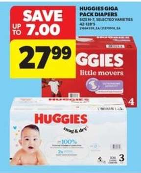 Huggies Giga Pack Diapers