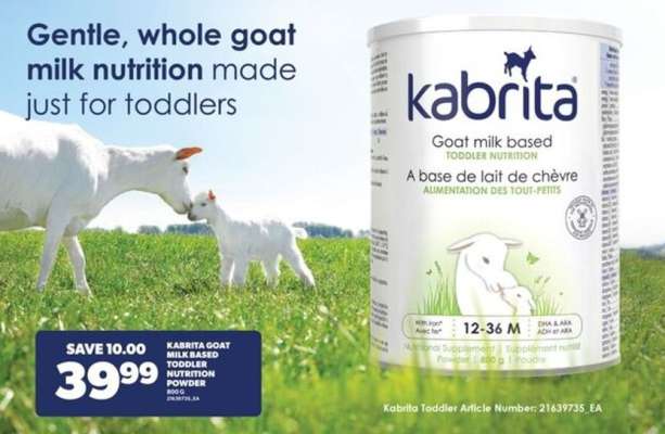 Kabrita Goat Milk Based Toddler Nutrition Powder
