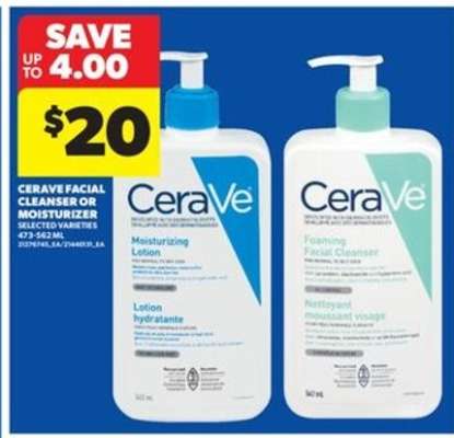 CeraVe Facial Cleanser or Moisturizer