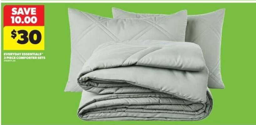 Everyday Essentials 3 Piece Comforter Sets