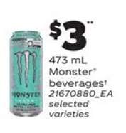 Monster beverages