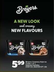 Breyers Creamery Style Ice Cream