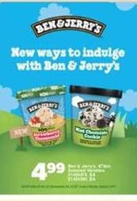 BEN & JERRY'S ICE CREAM