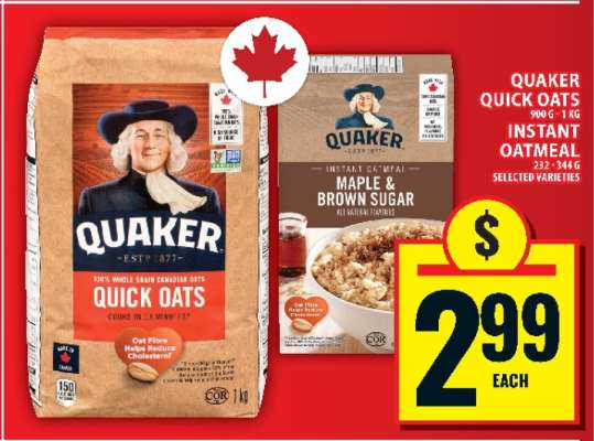 Quaker Quick Oats & Instant Oatmeal