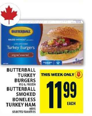 BUTTERBALL TURKEY BURGERS