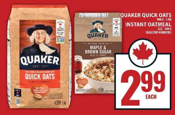Quaker Quick Oats & Instant Oatmeal