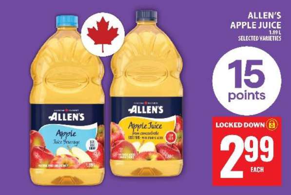 ALLEN’S APPLE JUICE