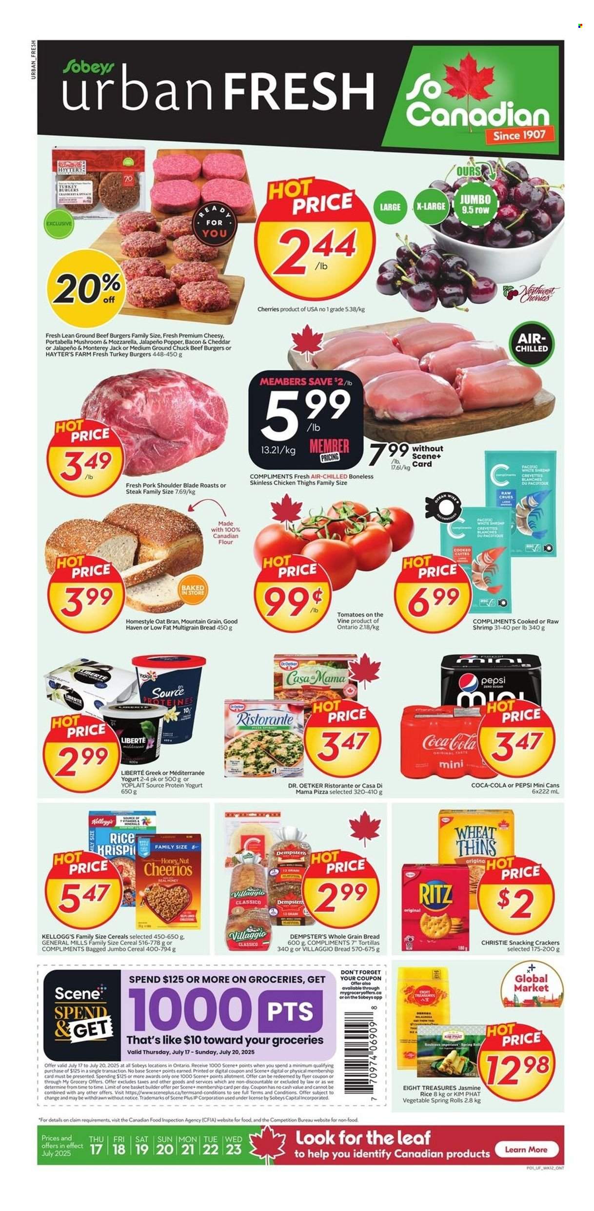 Sobeys Urban Fresh flyer - July 17, 2025 - July 23, 2025. Page 1