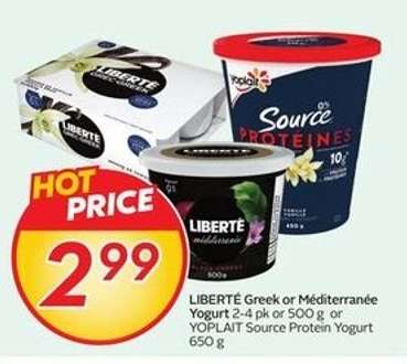 LIBERTÉ Greek or Méditerranée Yogurt