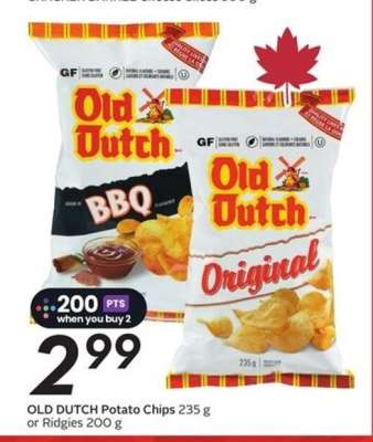 OLD DUTCH POTATO CHIPS