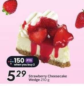 Strawberry Cheesecake Wedge