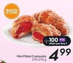 Mini Filled Croissants