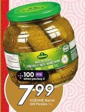 KÜHNE Barrel Dill Pickles 1 L