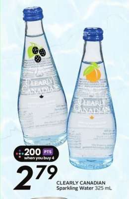 CLEARLY CANADIAN Sparkling Water 325 mL