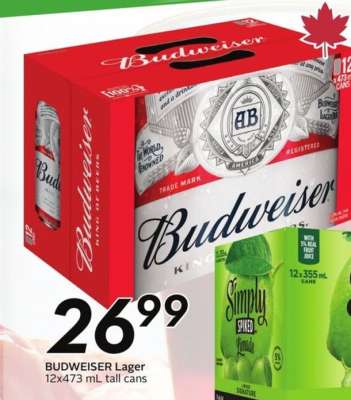 BUDWEISER Lager