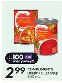 COMPLIMENTS Ready-to-Eat Soup