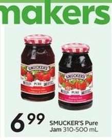 SMUCKER’S PURE JAM