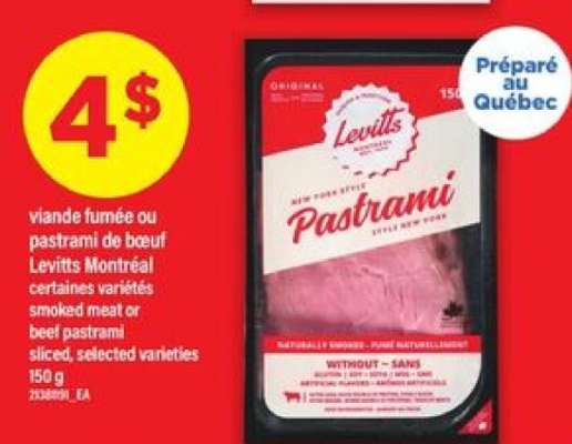Levitts Montréal Pastrami