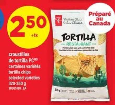 Croustilles de tortilla PC