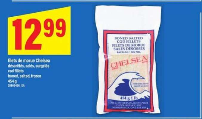 filets de morue Chelsea