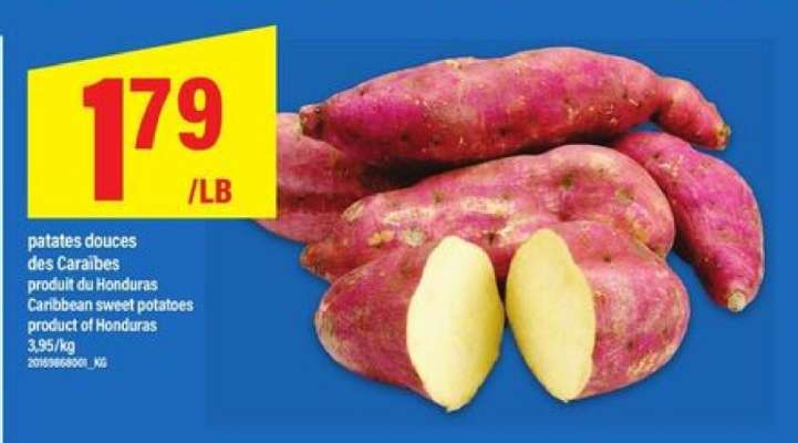 patates douces des Caraïbes