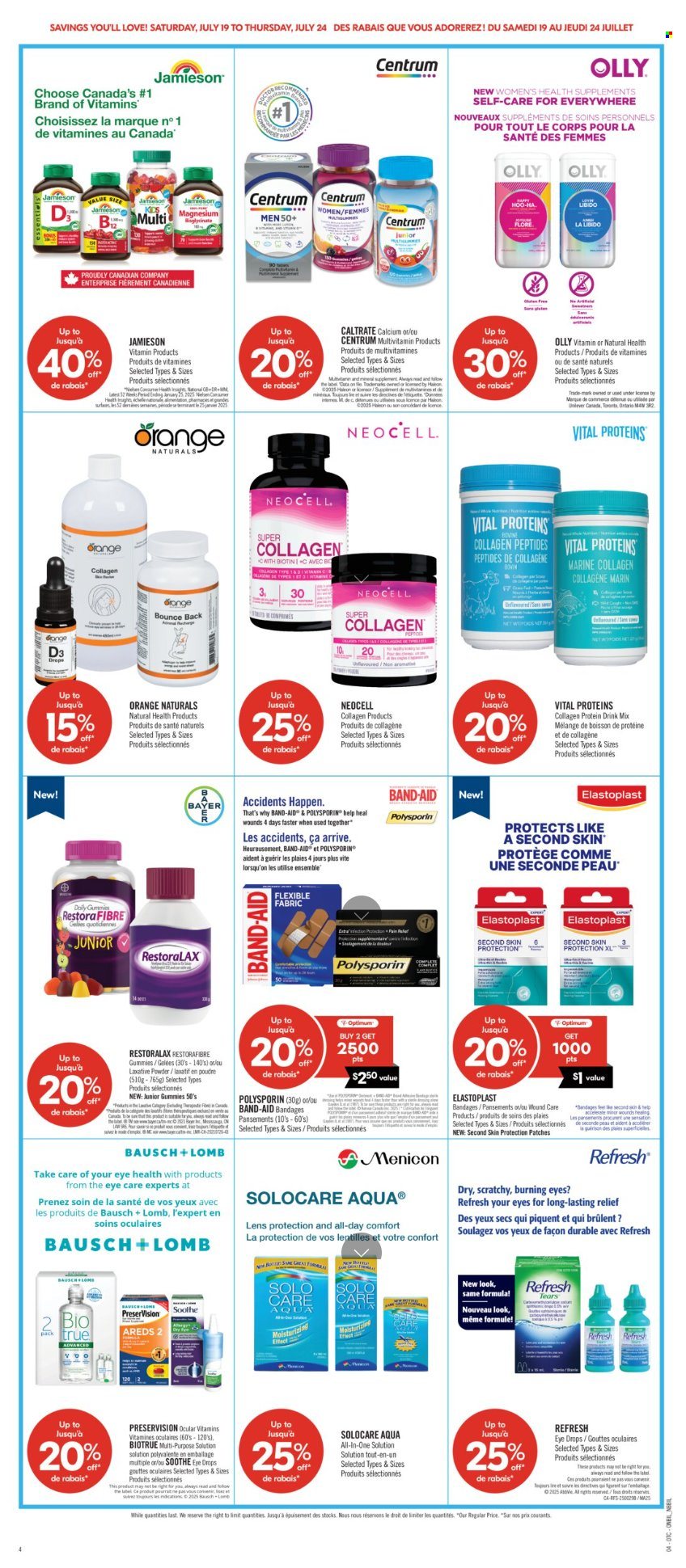 Shoppers Drug Mart flyer - July 19, 2025 - July 24, 2025. Page 7
