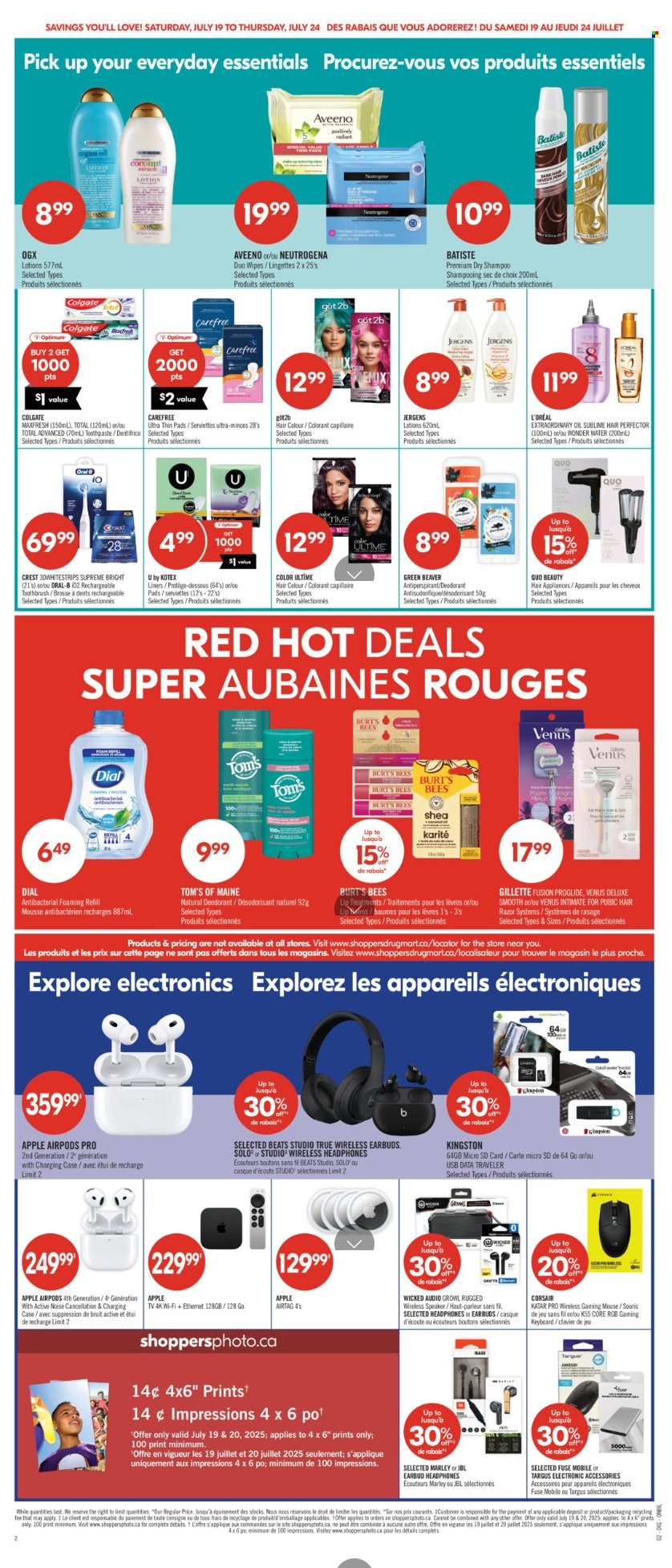 Shoppers Drug Mart flyer - July 19, 2025 - July 24, 2025. Page 10